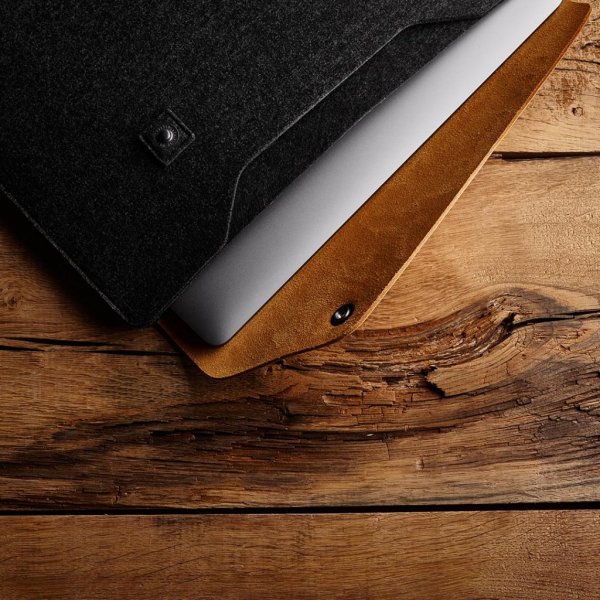 Mujjo Macbook Sleeve 13" Svart