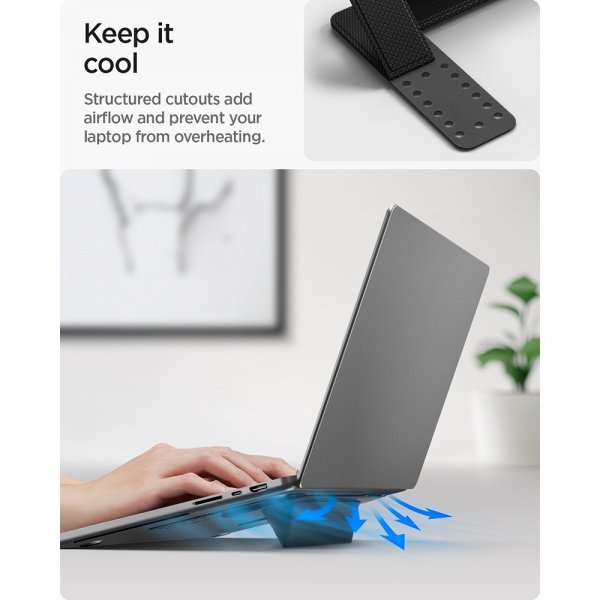 Spigen Slim Fold Laptop Stand Svart