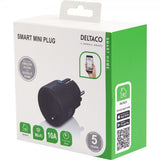 Deltaco Smart Home Smart plugg WiFi svart