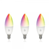 Deltaco Smart Home Smart pære E14 RGB 5W 3-pakning