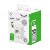 Deltaco Smart Home Smart strømkontakt med energiovervåking