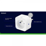 Deltaco Smart Home Smart Plugg med energimonitorering