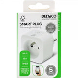 Deltaco Smart Home Smart Plugg med energimonitorering