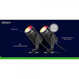 Deltaco Smart Home Smart hagebelysning RGB 2-pakning