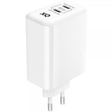 Xqisit Lader 2xUSB-C PD 3.0 GaN 67W Hvit
