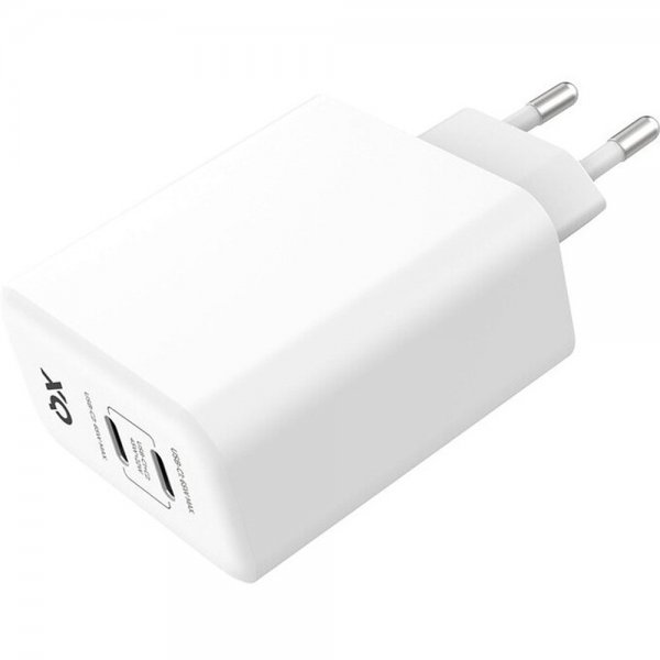 Xqisit Lader 2xUSB-C PD 3.0 GaN 67W Hvit