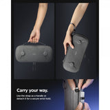 Spigen Sony PlayStation Portal Etui Klasden Pouch Charcoal Gray