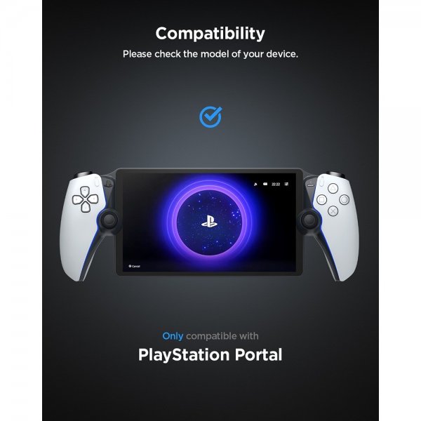 Spigen Sony PlayStation Portal Deksel Thin Fit Svart