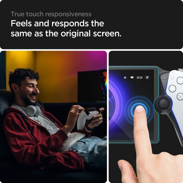 Spigen Sony PlayStation Portal Skjermbeskytter GLAS.tR EZ Fit