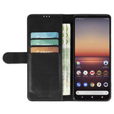 Krusell Sony Xperia 1 III Etui PhoneWallet Svart