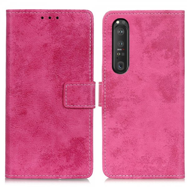 Sony Xperia 1 III Etui Vintage Magenta