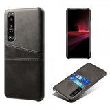 Sony Xperia 1 III Deksel To Kortlommer Svart