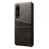 Sony Xperia 1 III Deksel To Kortlommer Svart