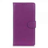 Sony Xperia 1 IV Etui Litchi Lilla