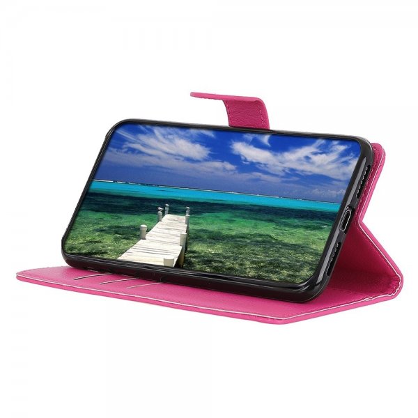 Sony Xperia 1 IV Etui Litchi Magenta