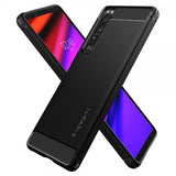 Spigen Sony Xperia 1 IV Deksel Rugged Armor Matte Black