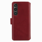 Nordic Covers Sony Xperia 1 V Etui Essential Leather Poppy Red