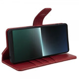 Nordic Covers Sony Xperia 1 V Etui Essential Leather Poppy Red