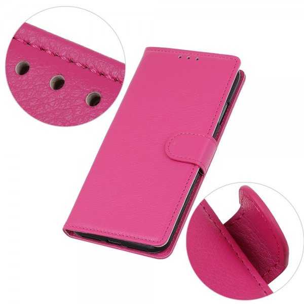 Sony Xperia 1 V Etui Litchi Magenta