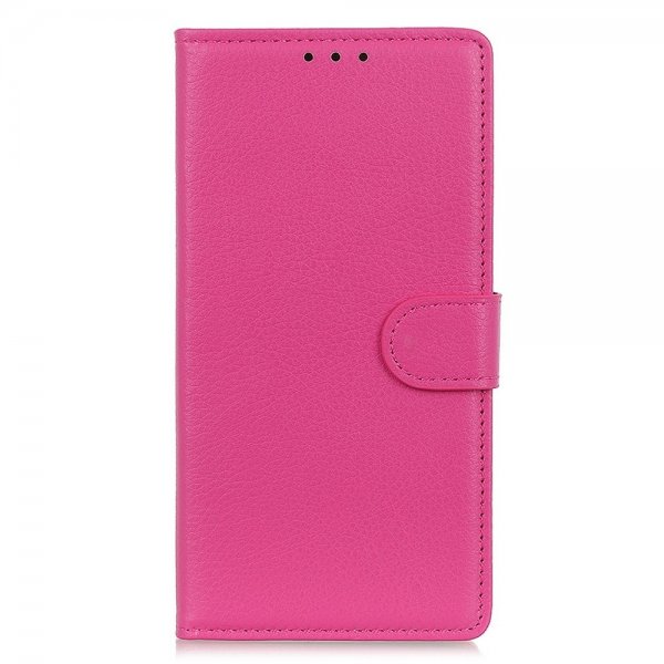 Sony Xperia 1 V Etui Litchi Magenta