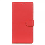 Sony Xperia 1 V Etui Litchi Rød