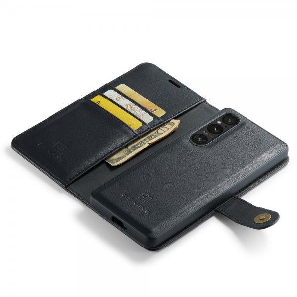 Dg.Ming Sony Xperia 1 V Etui Avtagbart Deksel Svart