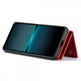 Dg.Ming Sony Xperia 1 V Deksel M1 Series Avtakbart Kortholder Rød