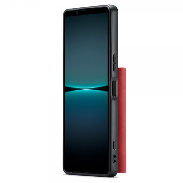 Dg.Ming Sony Xperia 1 V Deksel M1 Series Avtakbart Kortholder Rød