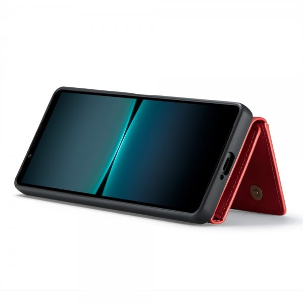 Dg.Ming Sony Xperia 1 V Deksel M2 Series Avtakbart Kortholder Rød