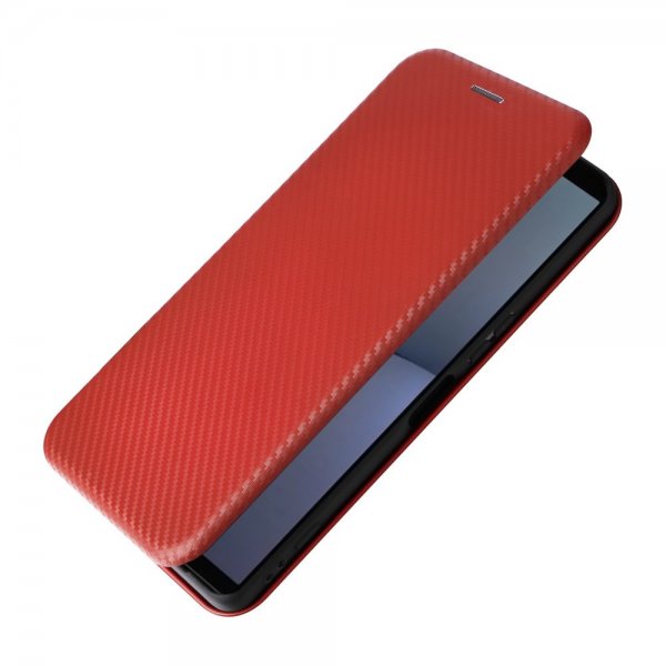 Sony Xperia 1 VI Etui Karbonfibertekstur Brun