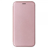 Sony Xperia 1 VI Etui Karbonfibertekstur Rosegull