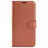 Sony Xperia 1 VI Etui Litchi Brun