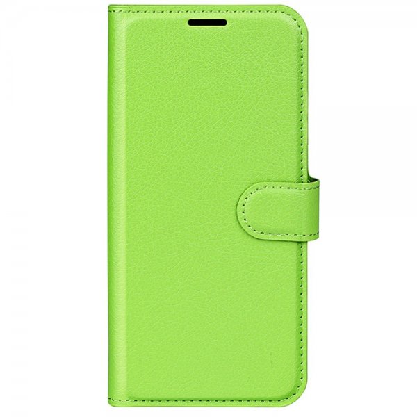 Sony Xperia 1 VI Etui Litchi Grønn