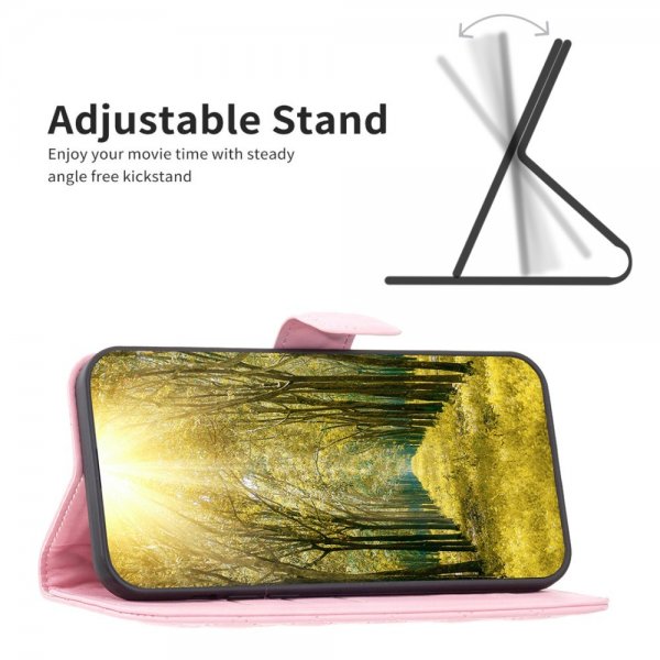 Sony Xperia 1 VI Etui Rombemønster Rosa