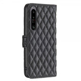 Sony Xperia 1 VI Etui Rombemønster Svart