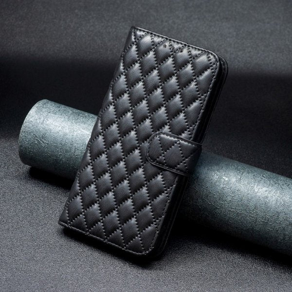 Sony Xperia 1 VI Etui Rombemønster Svart