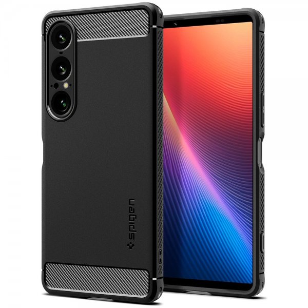 Spigen Sony Xperia 1 VII Deksel Rugged Armor Matte Black