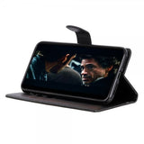 Sony Xperia 10 II Etui Litchi Svart