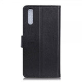 Sony Xperia 10 II Etui Litchi Svart
