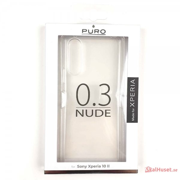 Puro Sony Xperia 10 II Deksel Nude Transparent