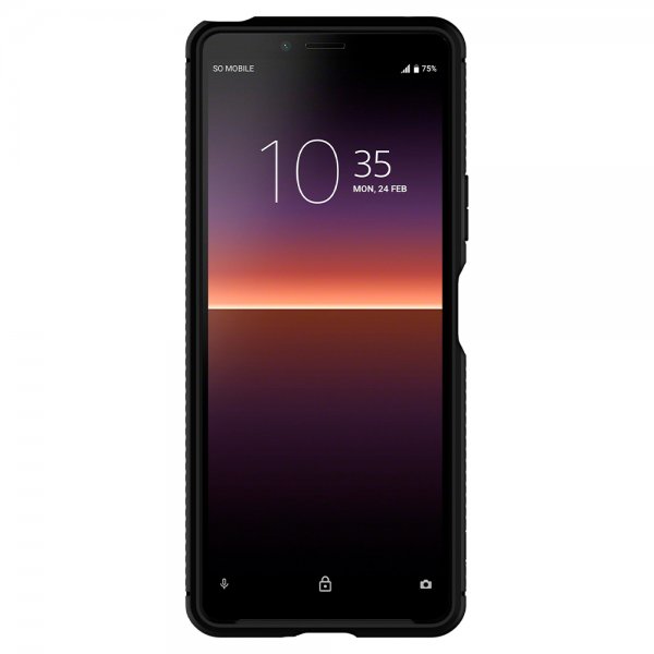 Spigen Sony Xperia 10 II Deksel Rugged Armor Matte Black