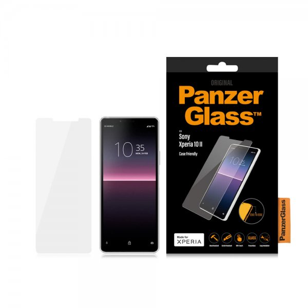 PanzerGlass Sony Xperia 10 II Skjermbeskytter CaseFriendly Edge-to-Edge