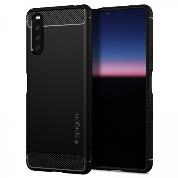 Spigen Sony Xperia 10 III Deksel Rugged Armor Matte Black
