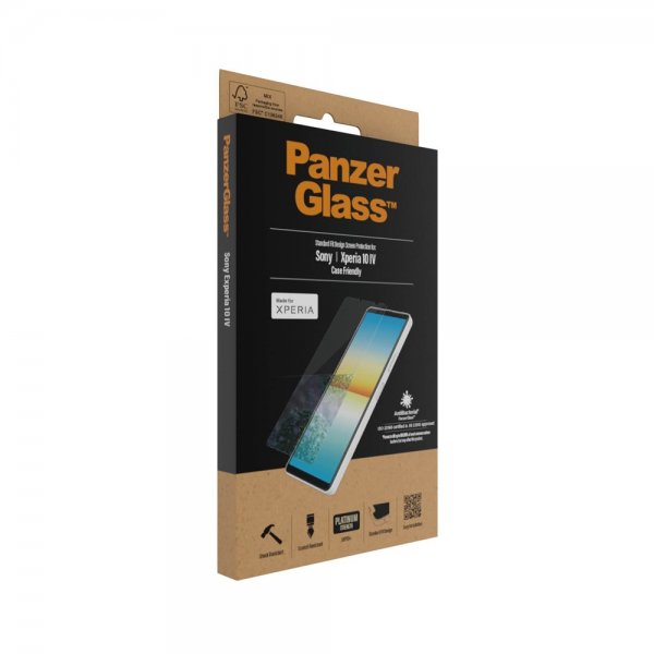 PanzerGlass Sony Xperia 10 IV Skjermbeskytter Standard Fit Case Friendly
