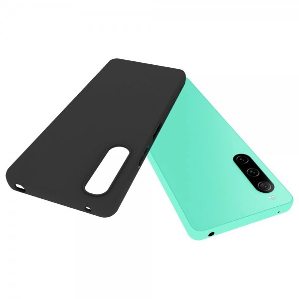 Nordic Covers Sony Xperia 10 V Deksel Feather Series Raven Black