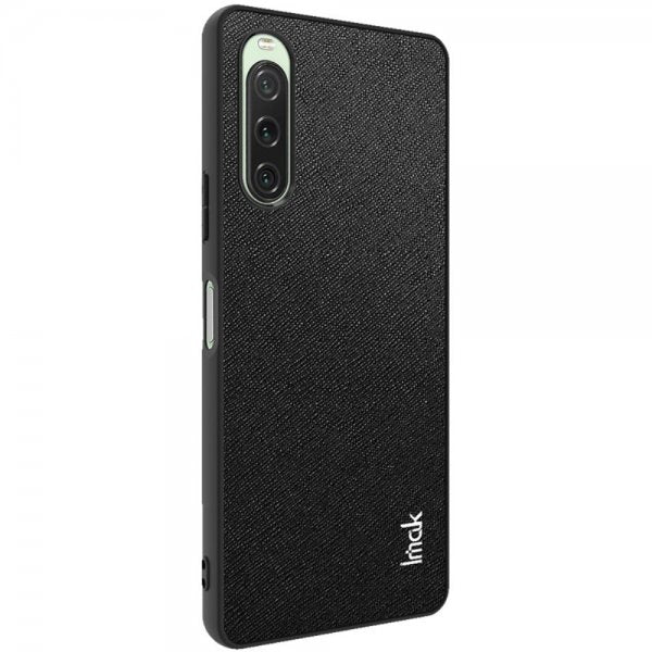 Imak Sony Xperia 10 V Deksel LX-5 Series Krysstekstur Svart