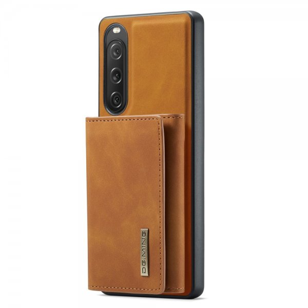 Dg.Ming Sony Xperia 10 V Deksel M1 Series Avtakbart Kortholder Brun