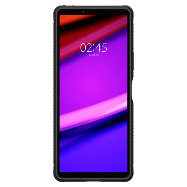 Spigen Sony Xperia 10 V Deksel Rugged Armor Matte Black