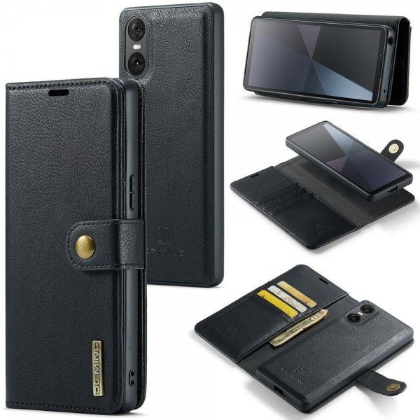 Dg.Ming Sony Xperia 10 VI Etui Avtagbart Deksel Svart