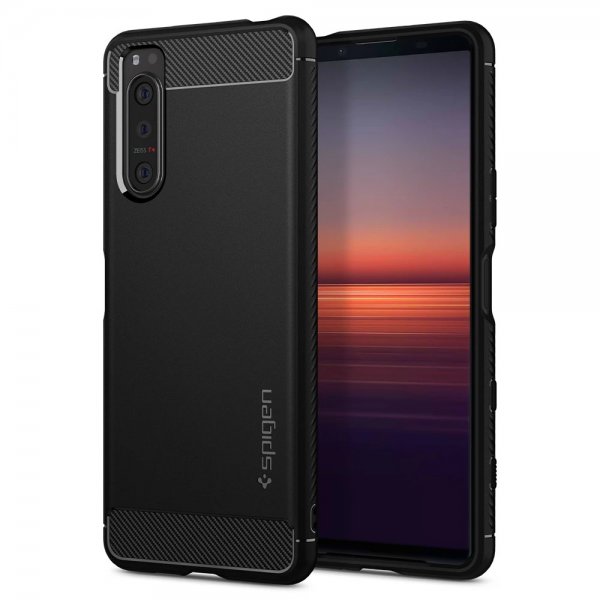 Spigen Sony Xperia 5 II Deksel Rugged Armor Matte Black